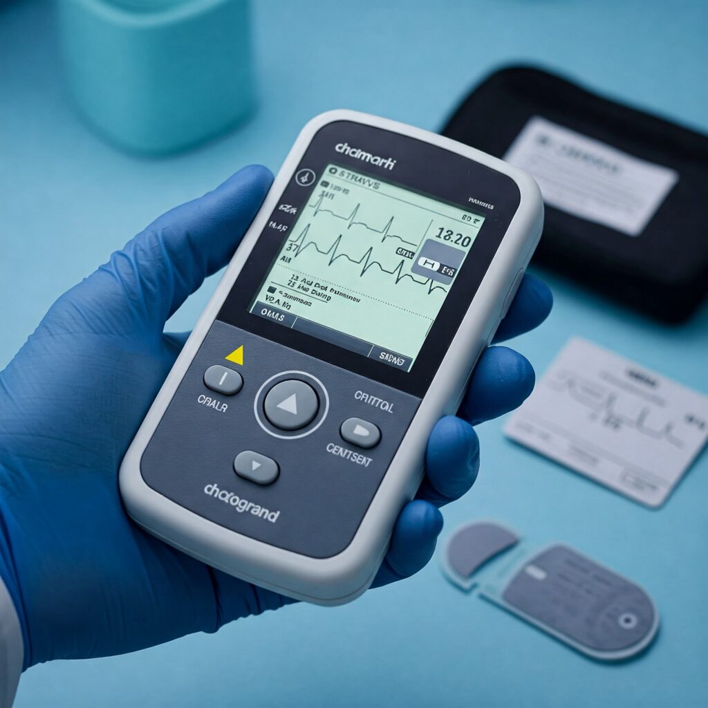 Electrocardiógrafo portátil